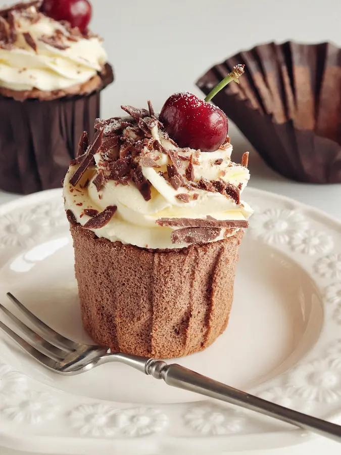  Black Forest Cupcakes|High-value afternoon tea desserts step 0