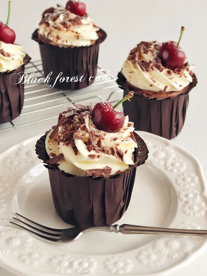  Black Forest Cupcakes|High-value afternoon tea desserts