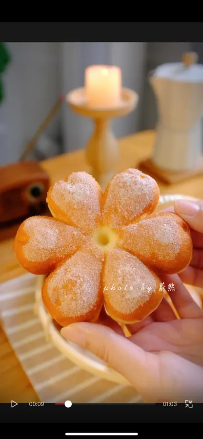 Flower donuts