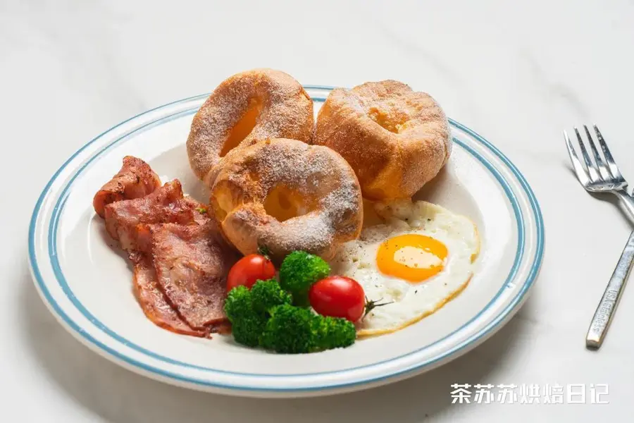 ã€Yorkshire Puddingã€‘English afternoon tea, a must-have for brunch! Delicious and versatile! step 0