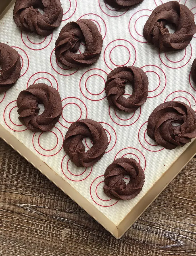 Christmas  Cocoa Wreath Cookies|The first dessert for the perfect afternoon tea step 0