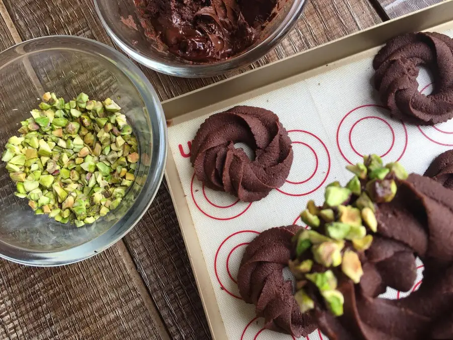 Christmas  Cocoa Wreath Cookies|The first dessert for the perfect afternoon tea step 0