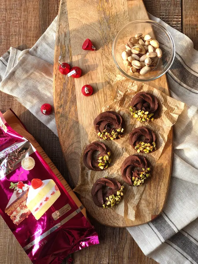 Christmas  Cocoa Wreath Cookies|The first dessert for the perfect afternoon tea step 0