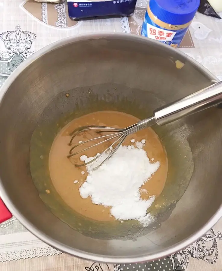 Super fast hand afternoon tea snack - peanut cake step 0