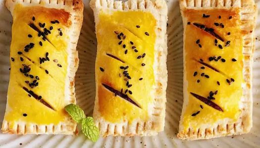 The lazy version of taro paste pie, crispy on the outside and sweet on the inside, 15-minute fast breakfast afternoon tea, toast pattern eating