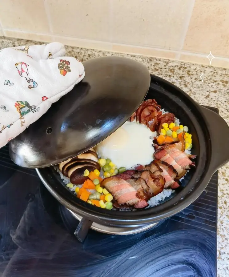 Cantonese Bacon Claypot Rice (Family Version) step 0