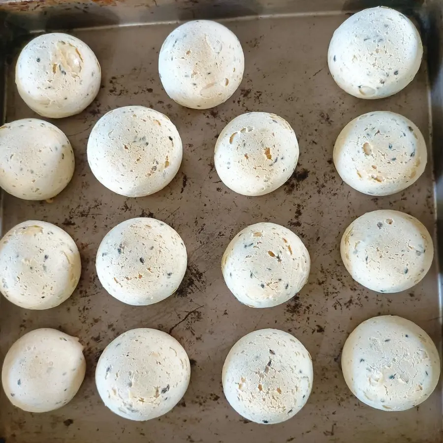 Mochi buns without premix step 0