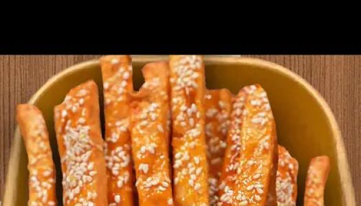 Sweet potato fries (snacks, small snacks)