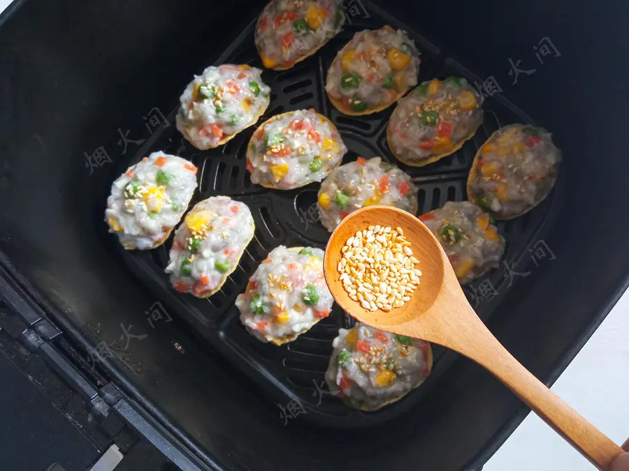  Quick Feast Snacks! Potato chips shrimp slip (air fryer) step 0