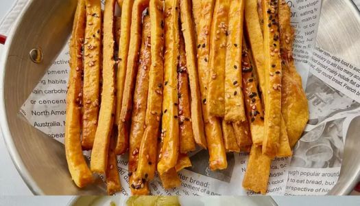 Snack ❤️ baked sweet potato fries, crunchy