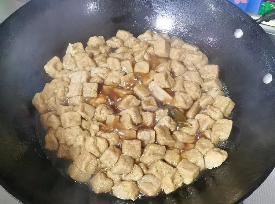 Dried tofu with Soviet-style honey sauce step 0