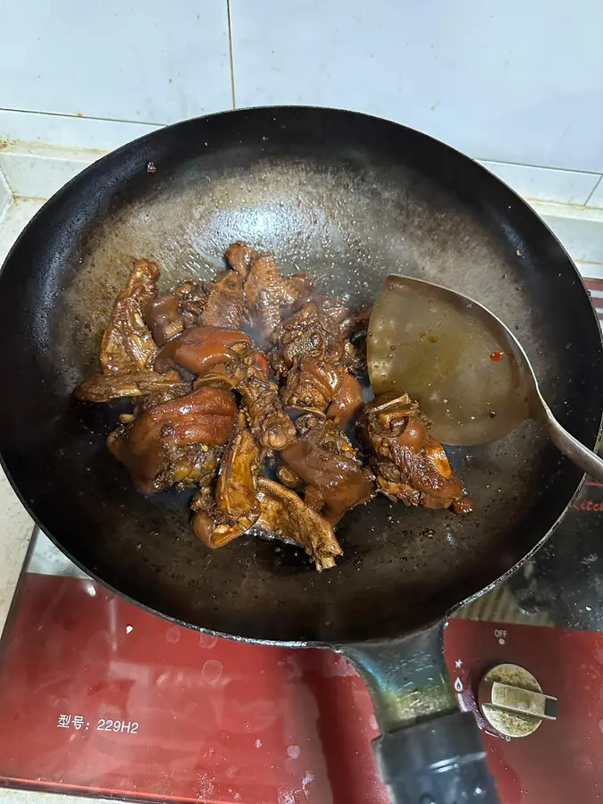 Braised pork + braised vegetables step 0