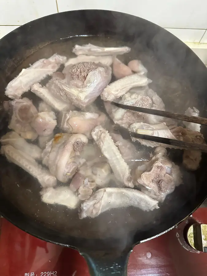 Braised pork + braised vegetables step 0