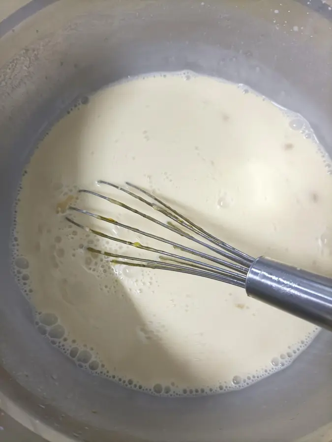 Caramel water chestnut cake (raw and cooked pulp). step 0