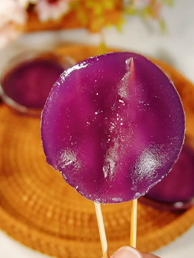 Glutinous snacks | Purple potato bowl cake with taro puree popping pulp step 0