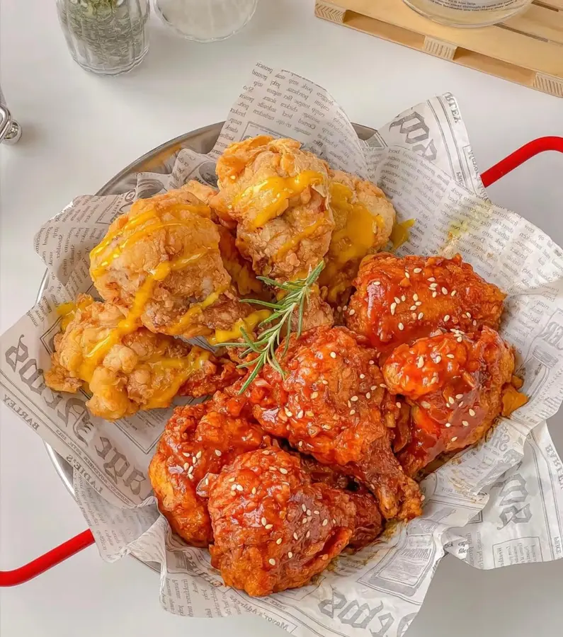 Korean Fried Chicken (Snacks, Fried Food)