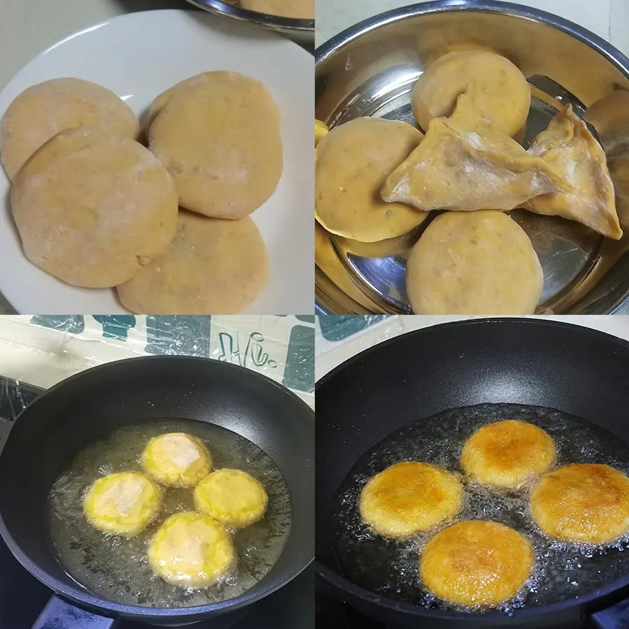 Chaoshan special snack - Chaoshan oil cake (including taro paste production method) step 0