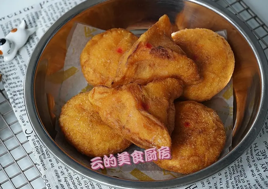 Chaoshan special snack - Chaoshan oil cake (including taro paste production method)