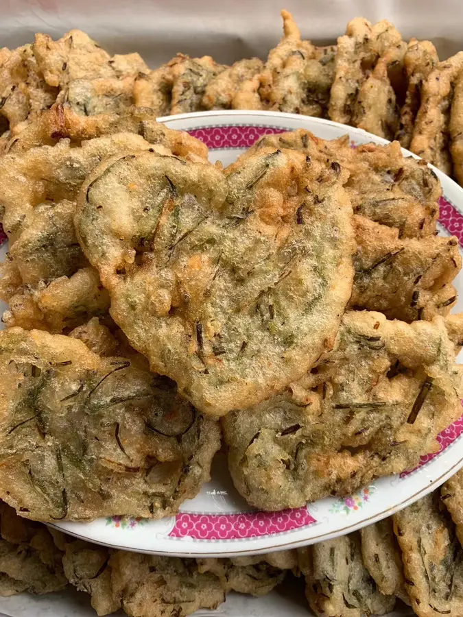 Hakka snacks fried buckwheat step 0