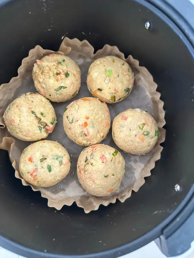 Air fryer tofu meatballs (non-fried) step 0