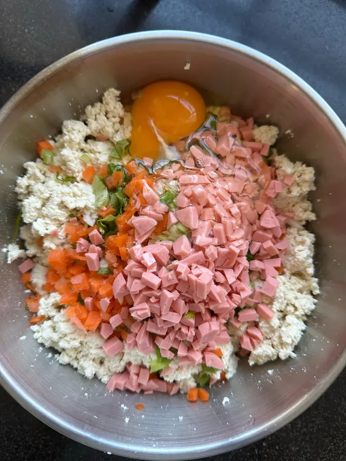 Air fryer tofu meatballs (non-fried) step 0