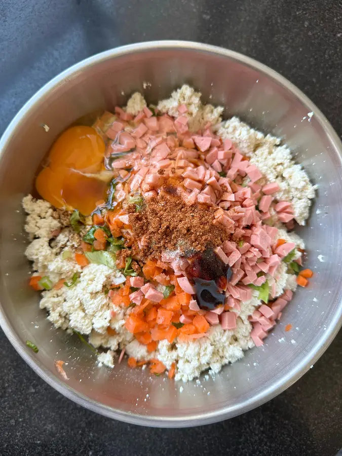 Air fryer tofu meatballs (non-fried) step 0