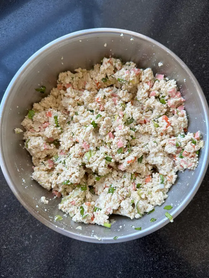 Air fryer tofu meatballs (non-fried) step 0