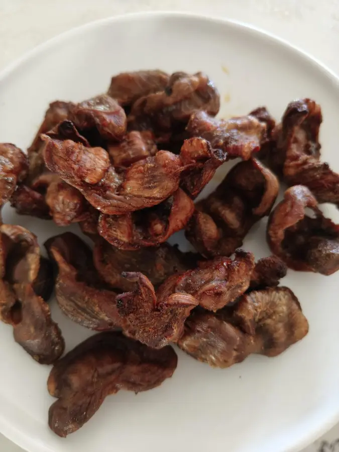 Snacks with wine, roast chicken gizzards, New Year's snacks step 0