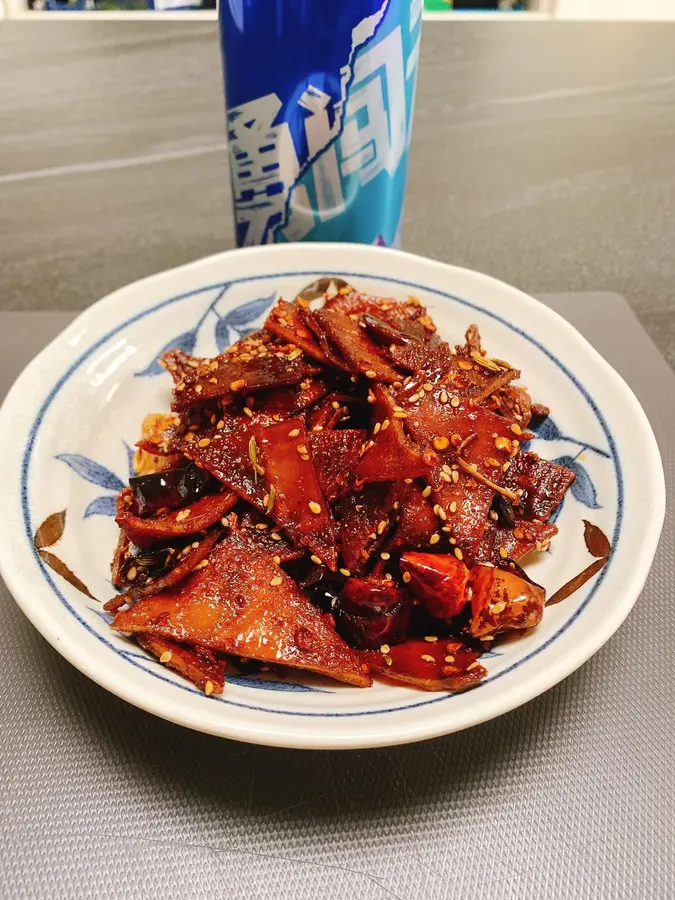 Eat spicy tofu cold