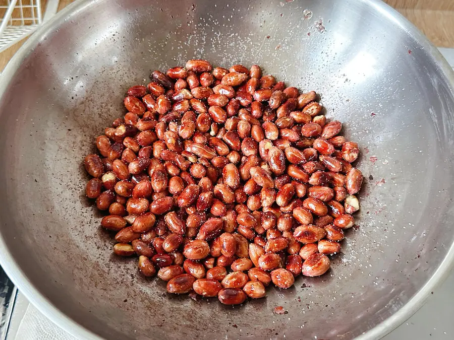 Crunchy fried peanuts step 0