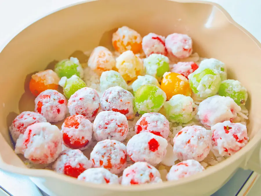 Homemade fruit candy snowball, no sugar recipe step 0