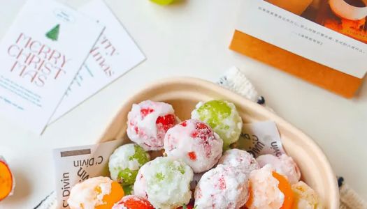 Homemade fruit candy snowball, no sugar recipe