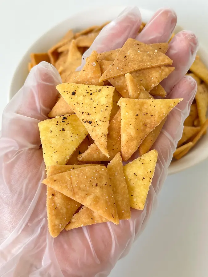 Homemade 0 sugar and low-fat roasted corn chips, so delicious that you can't stop