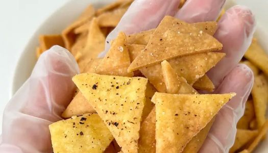 Homemade 0 sugar and low-fat roasted corn chips, so delicious that you can't stop