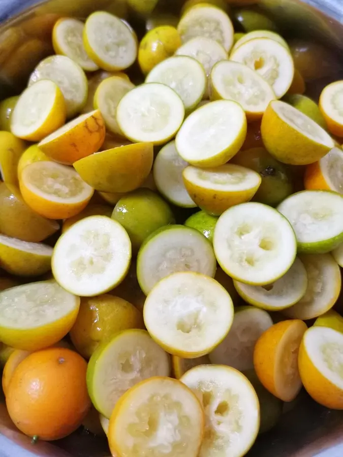 Homemade dried kumquats step 0