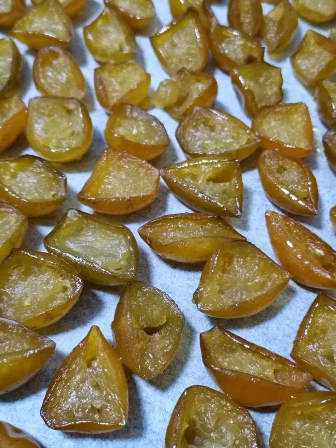 Homemade dried kumquats step 0