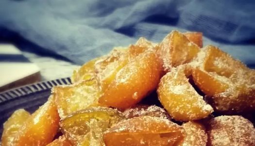 Homemade dried kumquats