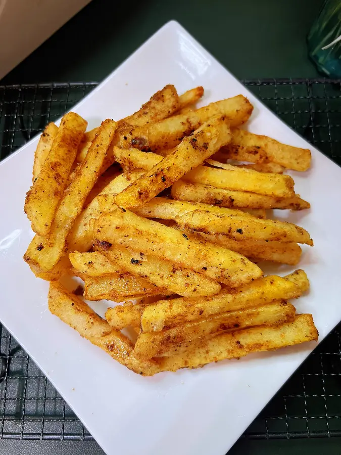 A different kind of sweet and plum fries (potato fries)