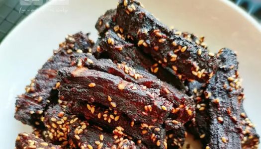 Homemade Pulled Beef Jerky (Home Oven Version)