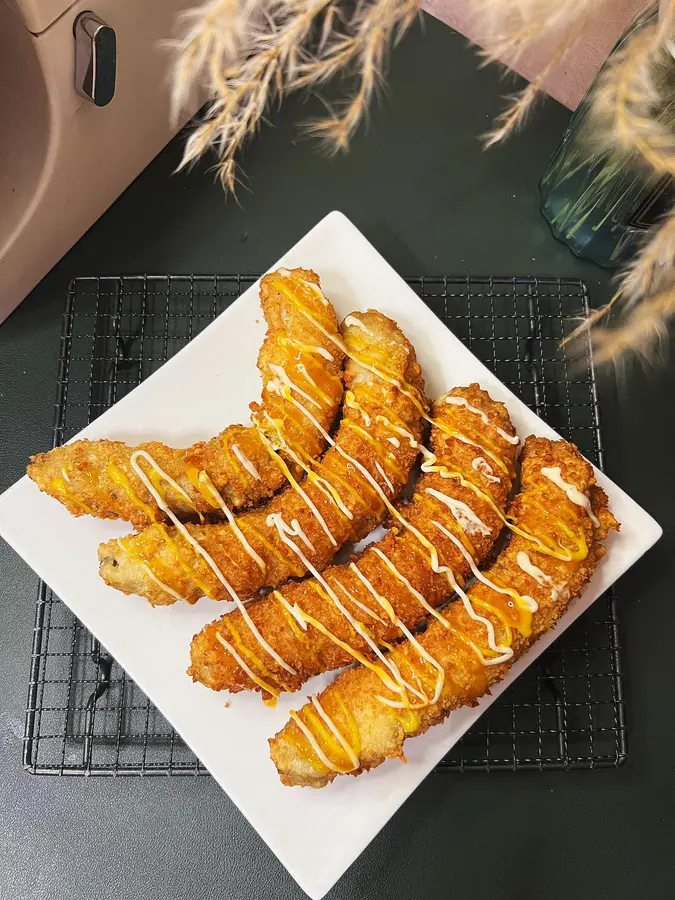 Crispy banana with perfect batter