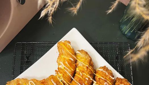 Crispy banana with perfect batter