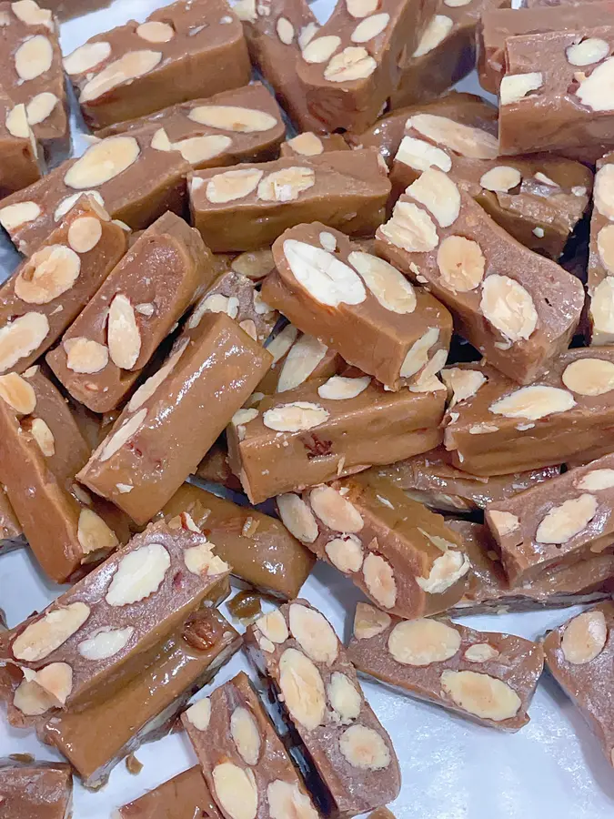 Sea salt almond toffee step 0