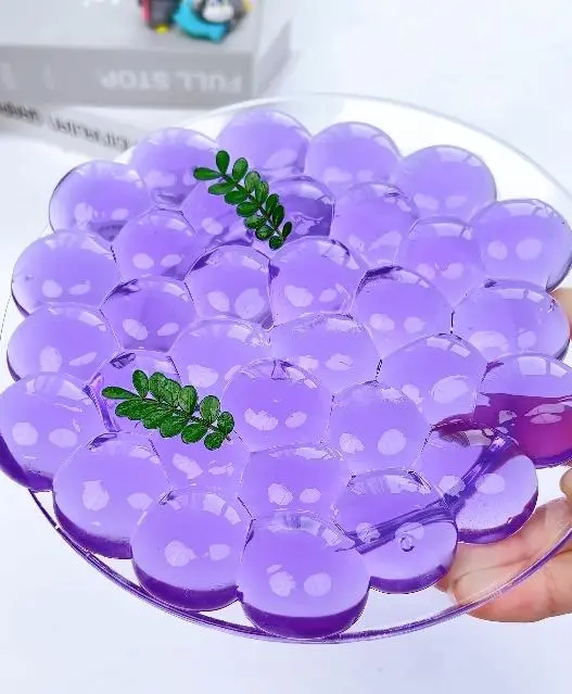 Butterfly pea flower purple pop jelly step 0