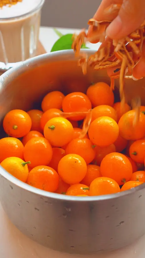 Homemade kumquat treats step 0