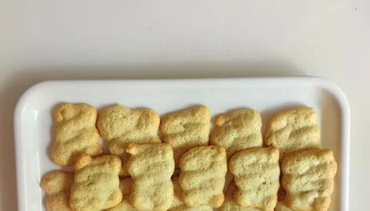 Baby snacks: milk sweet potato puree biscuits