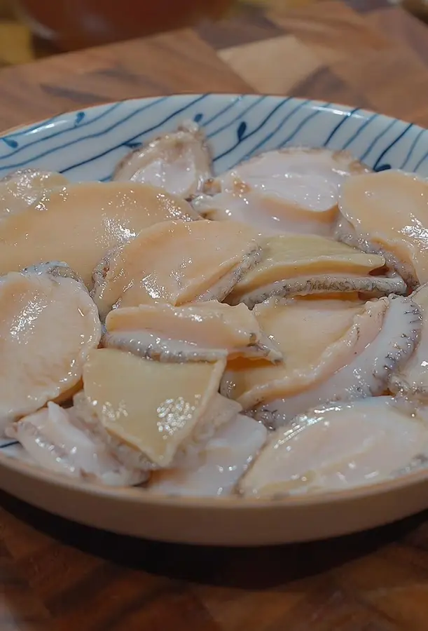 Boiled jade abalone step 0