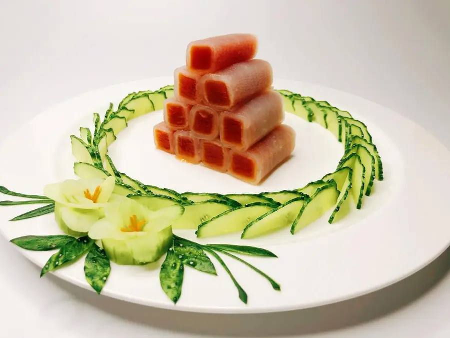 Chinese New Year's Eve Rice Series / Aperitifs Coral Crystal Roll step 0