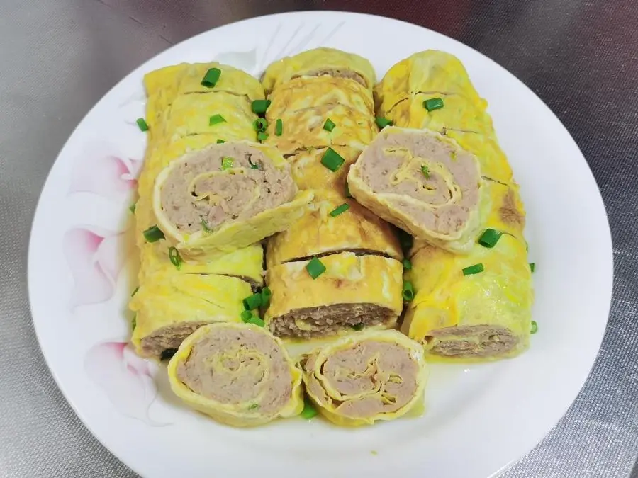 Ruyi meat egg roll step 0