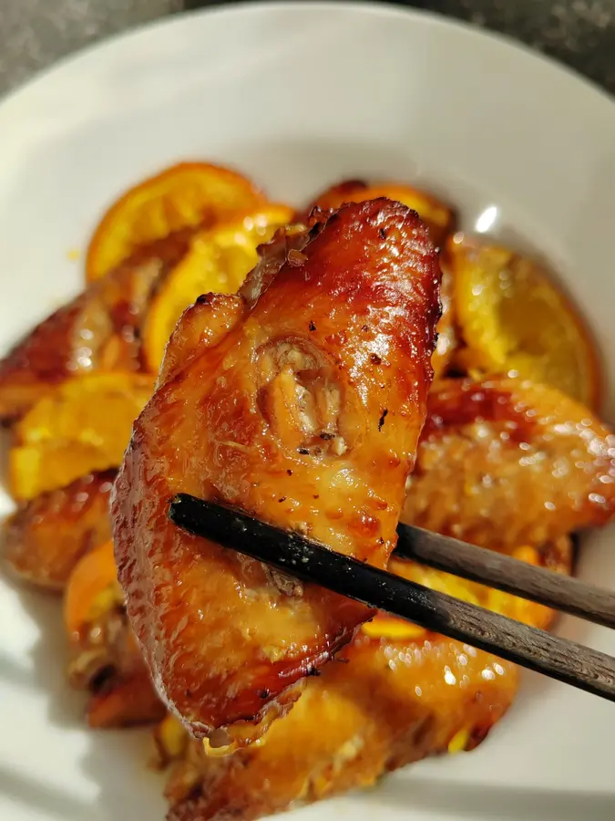 Chinese New Year's Eve Dinner Menu  Air Fryer Oil-free Orange Fragrant Chicken Wings step 0