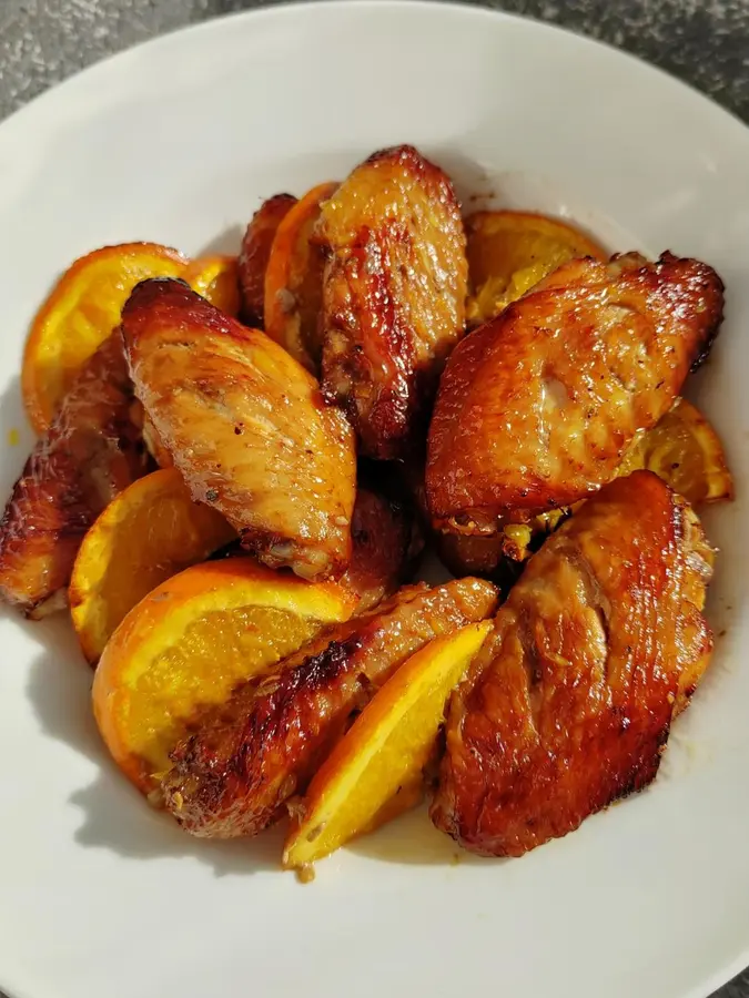 Chinese New Year's Eve Dinner Menu  Air Fryer Oil-free Orange Fragrant Chicken Wings